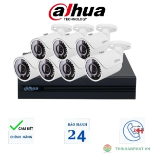Trọn bộ 4 Camera IP Dahua 2MP Full HD 1080P, IR 50m, IP67